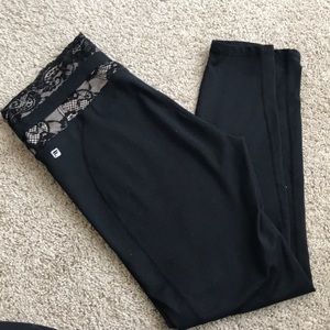 Fabletics Black Lace Leggings